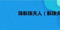珠斛珠夫人(斛珠夫人簡介)