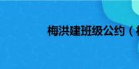 梅洪建班級公約(梅洪建)