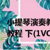 小提琴演奏教程 下(1VCD)（關于小提琴演奏教程 下(1VCD)簡介）