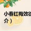 小春紅梅效徐庾體（關于小春紅梅效徐庾體簡介）