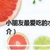 小朋友最愛吃的水果套餐（關于小朋友最愛吃的水果套餐簡介）