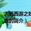 大話西游之妖怪別跑（關于大話西游之妖怪別跑的簡介）