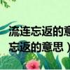 流連忘返的意思是什么二年級上冊課文（流連忘返的意思）