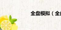 全盤模擬(全盤)