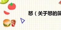 怒(關于怒的簡介)