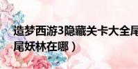 造夢西游3隱藏關卡大全尾妖林(造夢西游3尾妖林在哪)