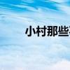 小村那些事（關于小村那些事簡介）
