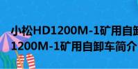 小松HD1200M-1礦用自卸車(關于小松HD1200M-1礦用自卸車簡介)