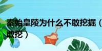 秦始皇陵為什么不敢挖掘(秦始皇陵為什么不敢挖)