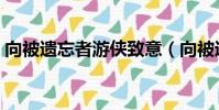 向被遺忘者游俠致意(向被遺忘者游俠致意)