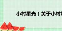 小村星光(關于小村星光簡介)