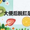 大便后脫肛是怎么回事（脫肛是怎么回事）