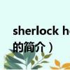 sherlock holmes（關于sherlock holmes的簡介）