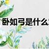 臥如弓是什么意思視頻（臥如弓是什么意思）