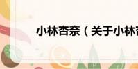 小林杏奈(關于小林杏奈簡介)