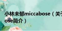 小林未郁miccabose(關于小林未郁miccabose簡介)