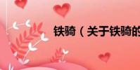 鐵騎(關于鐵騎的簡介)