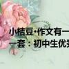 小桔豆·作文有一套：初中生優秀作文（關于小桔豆·作文有一套：初中生優秀作文簡介）