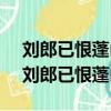 劉郎已恨蓬山遠更隔蓬山幾萬重 網游小說（劉郎已恨蓬山遠）