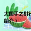 大國手之棋行江湖（關于大國手之棋行江湖的簡介）