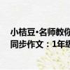 小桔豆·名師教你同步作文：1年級（關于小桔豆·名師教你同步作文：1年級簡介）