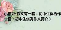 小桔豆·作文有一套:初中生優秀作文(關于小桔豆·作文有一套:初中生優秀作文簡介)