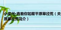 小梁州·直著你如履平原草徑荒(關于小梁州·直著你如履平原草徑荒簡介)
