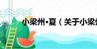 小梁州·夏(關于小梁州·夏簡介)