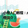 小楷入門教程：盧中南小楷（關于小楷入門教程：盧中南小楷簡介）