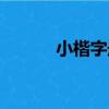 小楷字冊（關于小楷字冊簡介）