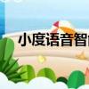 小度語音智能機器人（語音智能機器人）
