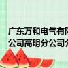 廣東萬和電氣有限公司高明分公司（關于廣東萬和電氣有限公司高明分公司介紹）
