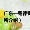 廣東一粵律師事務所（關于廣東一粵律師事務所介紹）