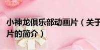小神龍俱樂部動畫片(關于小神龍俱樂部動畫片的簡介)
