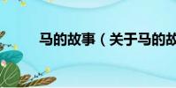 馬的故事(關于馬的故事的簡介)