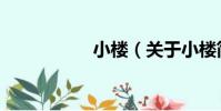 小樓(關于小樓簡介)
