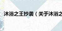 沐浴之王抄襲(關于沐浴之王抄襲的簡介)