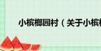 小檳榔園村(關于小檳榔園村簡介)