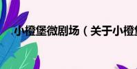 小橙堡微劇場(關于小橙堡微劇場簡介)