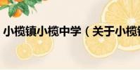 小欖鎮小欖中學(關于小欖鎮小欖中學簡介)