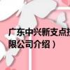 廣東中興新支點技術有限公司（關于廣東中興新支點技術有限公司介紹）