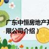 廣東中恒房地產開發有限公司（關于廣東中恒房地產開發有限公司介紹）