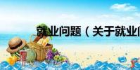就業問題(關于就業問題簡介)