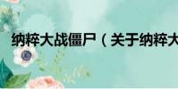 納粹大戰僵尸(關于納粹大戰僵尸的簡介)