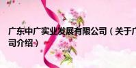 廣東中廣實業發展有限公司(關于廣東中廣實業發展有限公司介紹)