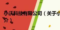 小沃科技有限公司(關于小沃科技有限公司簡介)