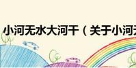 小河無水大河干(關于小河無水大河干簡介)