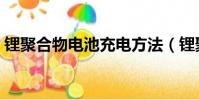 鋰聚合物電池充電方法(鋰聚合物電池充電)