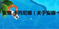 安娜 卡列尼娜(關于安娜 卡列尼娜的簡介)