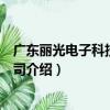 廣東麗光電子科技有限公司（關于廣東麗光電子科技有限公司介紹）